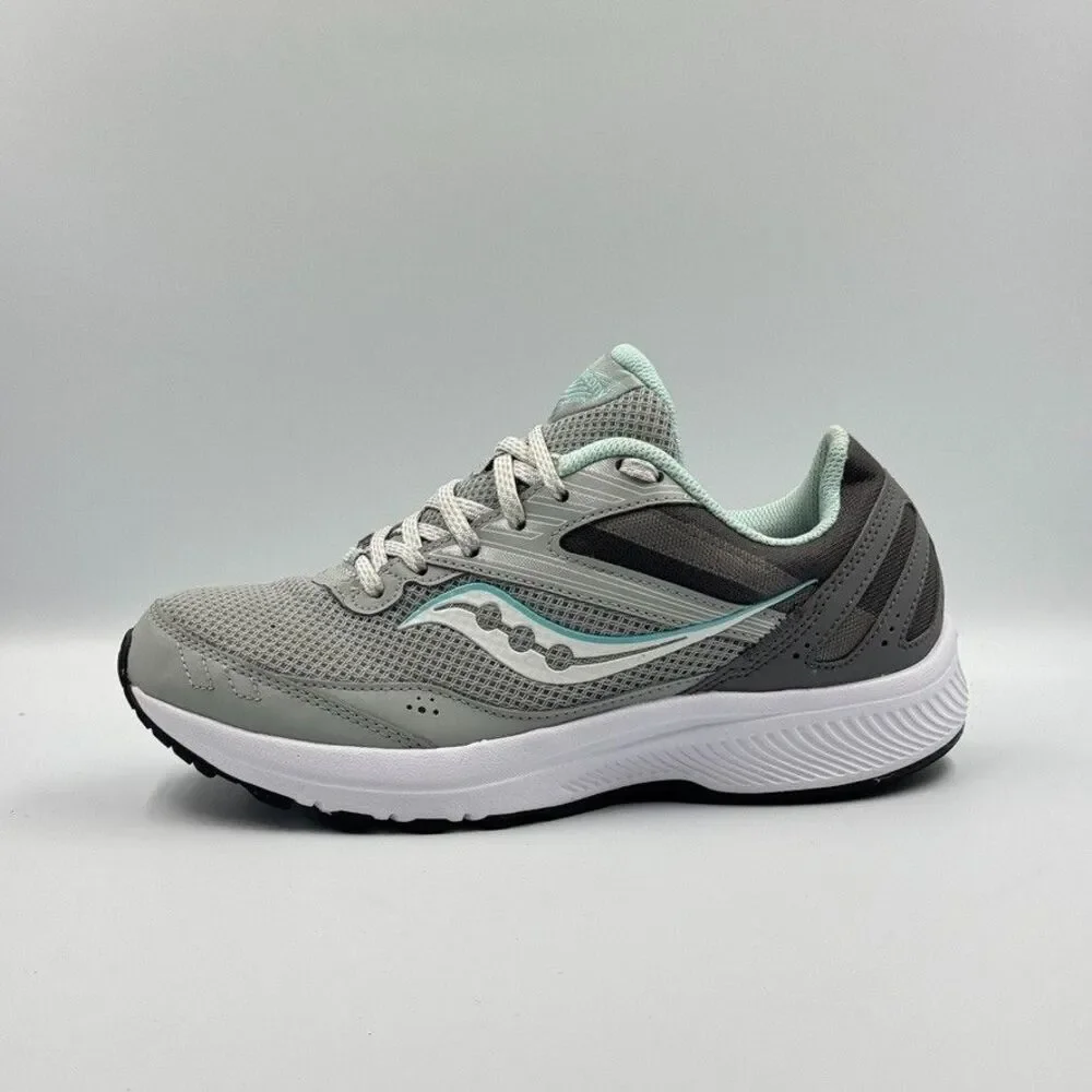Saucony Women’s Sz 8.5 Cohesion 13 S10559-3 Gray Running Shoes Lace Up Low Top